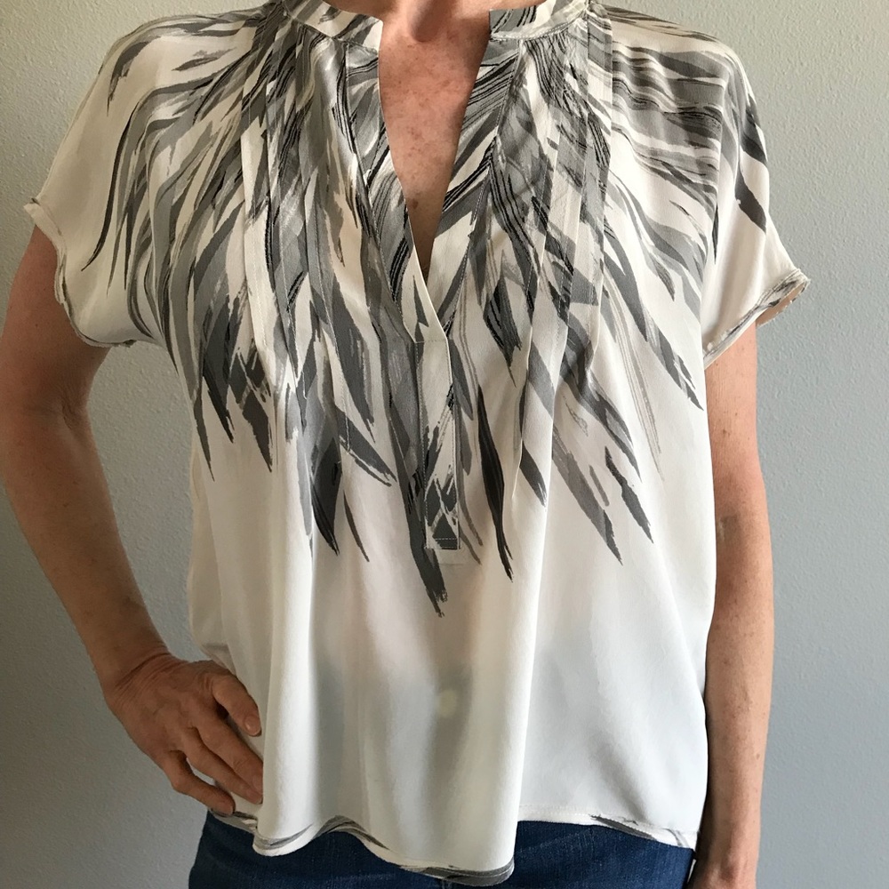 BCBG silk top
